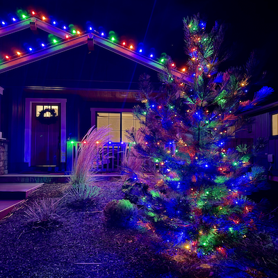 bend oregon christmas lights incandescent light hanging